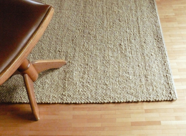 Teppich-Läufer Schurwolle handgewebt 100 x 180 cm